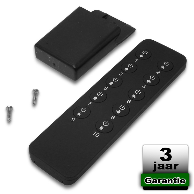 LED dimmer Draadloos Afstandsbediening / puls Inbouwdoos